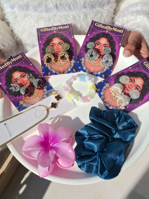Premium Indian Statement Jhumka Gift Box Gifted by Moni