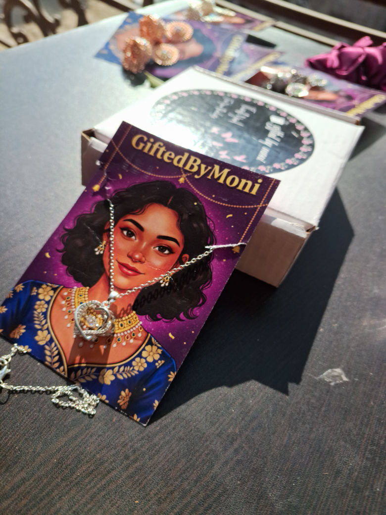 Eternal Spark Heart Necklace Gifted by Moni