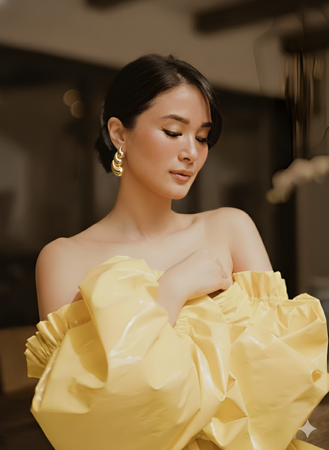 Chunky Gold Sculptural Swirl Stud Earrings Gifted by Moni