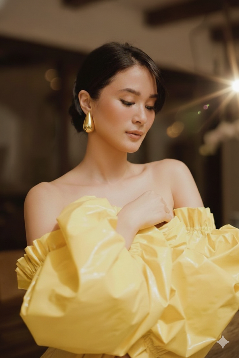 Liquid Gold Teardrop Stud Earrings - Gifted by Moni - earing for women