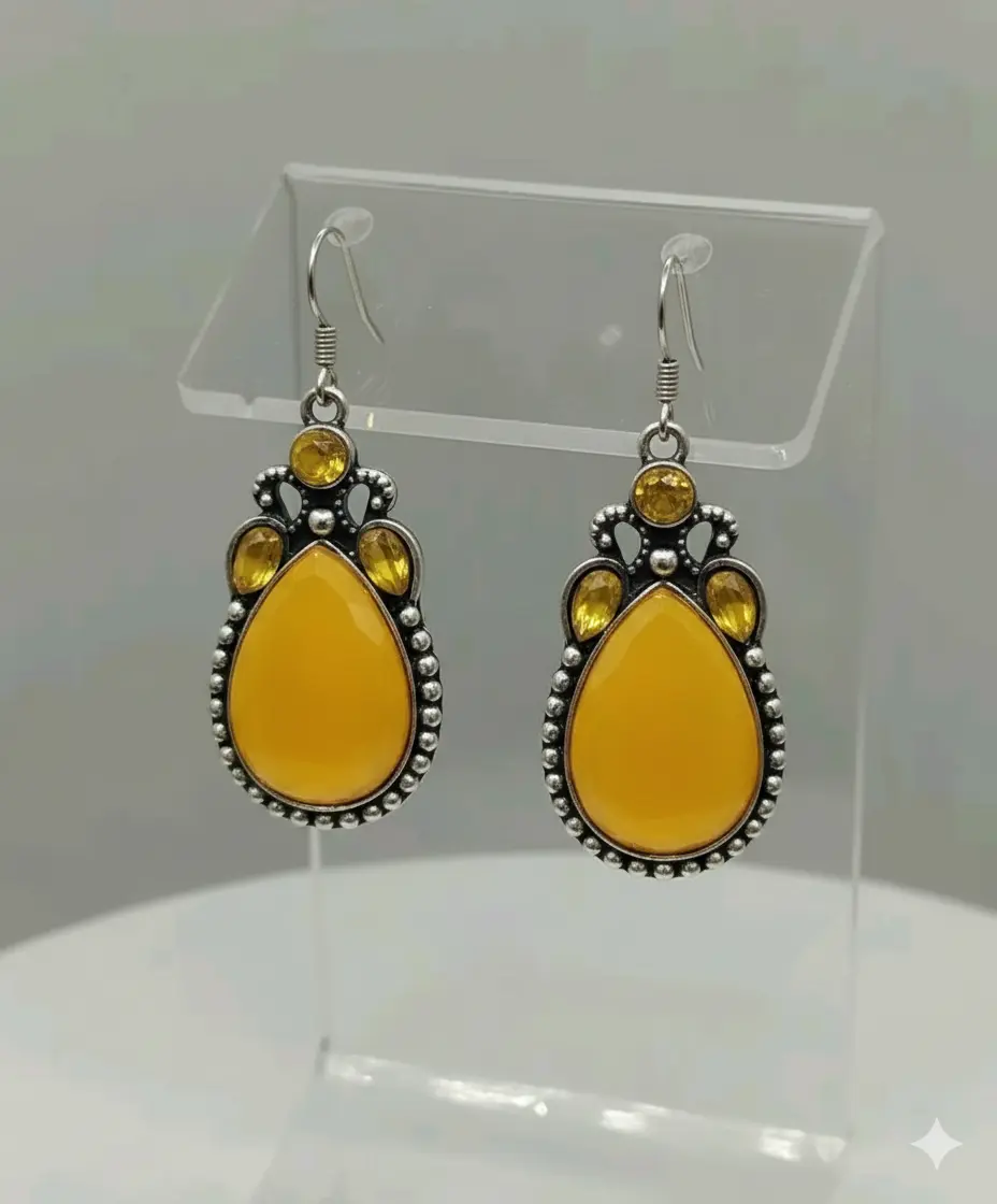 The Golden Hour Dual-Tone Heritage Drops - Gifted by Moni