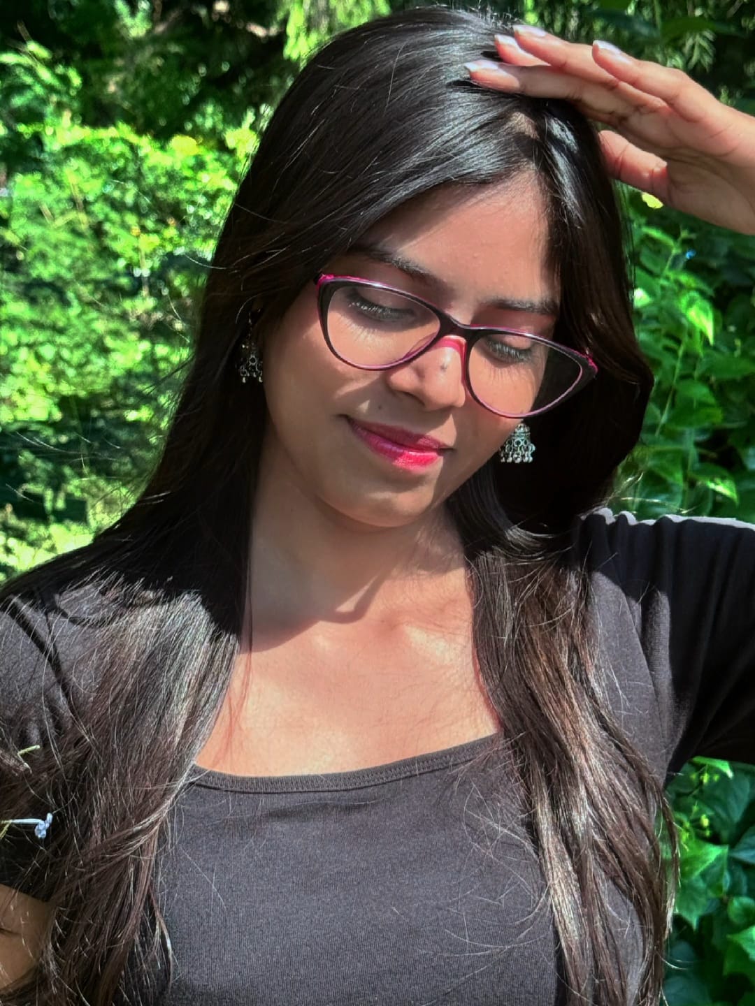 Elegant Silver Jhumka Earrings